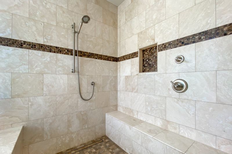 Elegant Shower with Niche